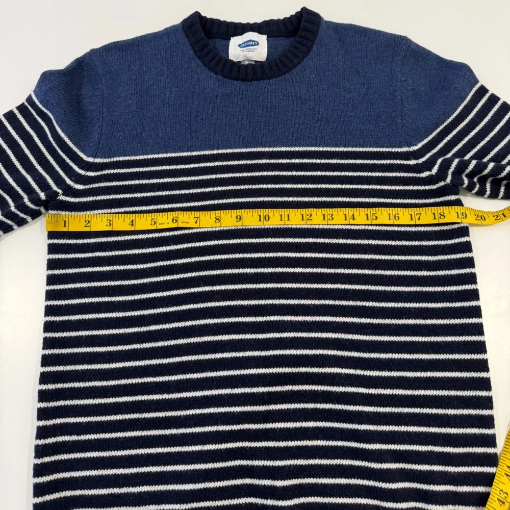 Old‎ Navy Mens Striped Wool Blend Sweater Medium